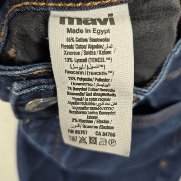 MAVI Jake Slim Leg Mid Rise Stretch Blue Denim Jeans Men's Size 29 x 30 - Picture 6 of 14